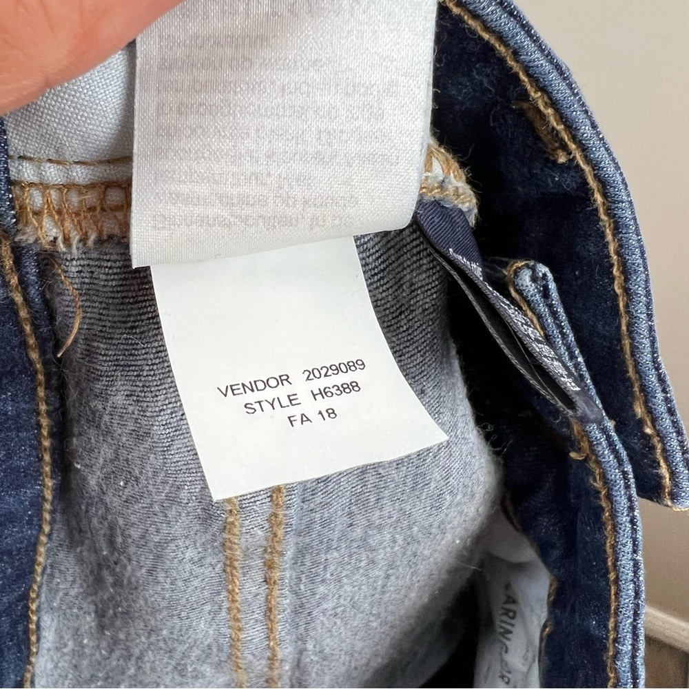 Madewell Curvy High Rise Skinny Jeans Size 26 Petite Lucille Dark Wash Blue - Picture 11 of 11